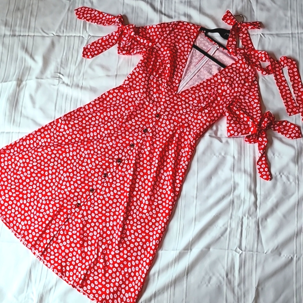 Vintage 50s Style Dress L